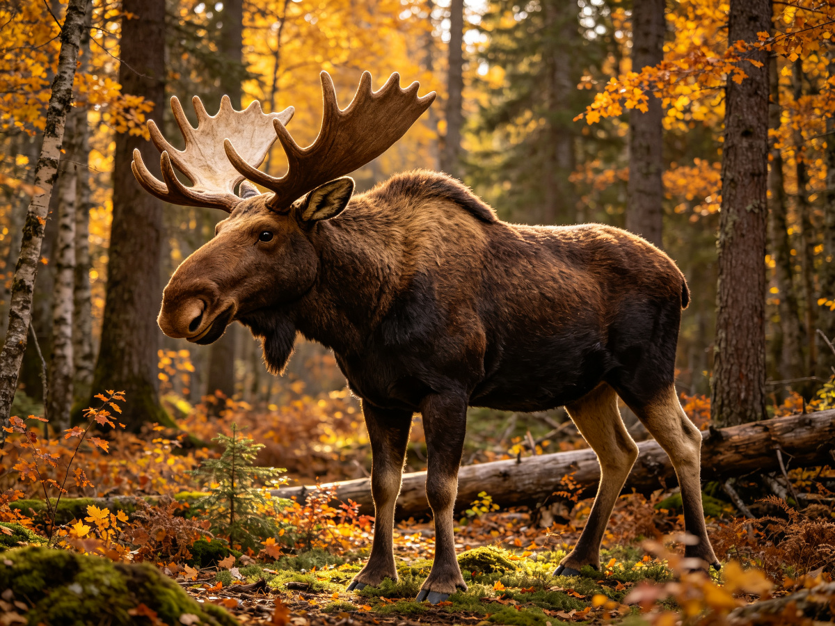 Moose — life-size animatronic animal model from SAGE