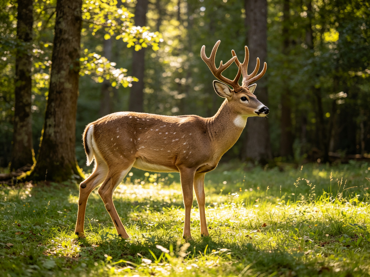 White-tailed Deer — life-size animatronic animal model from SAGE