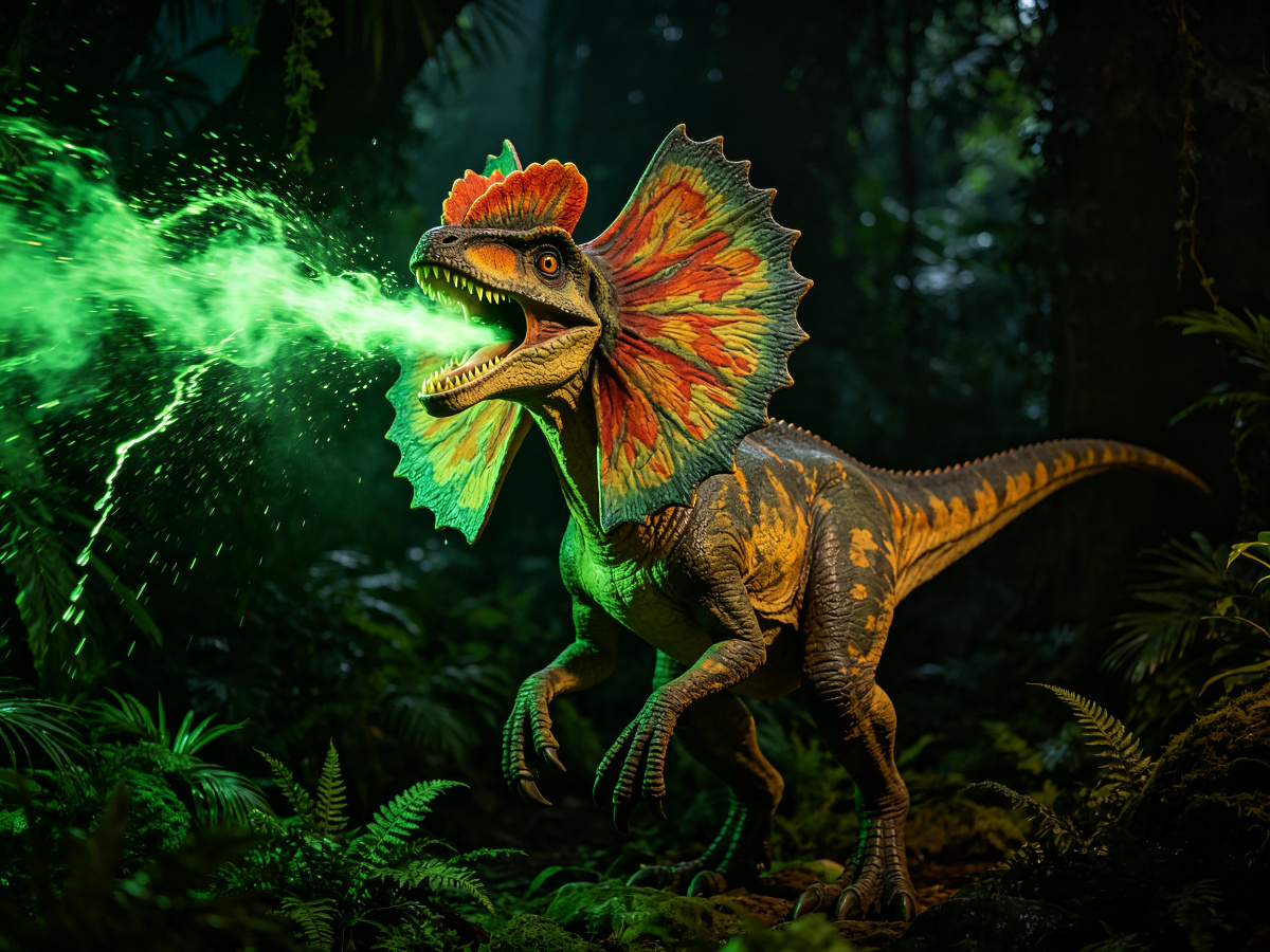 Venom-Spraying Dilophosaurus — dinosaur from SAGE