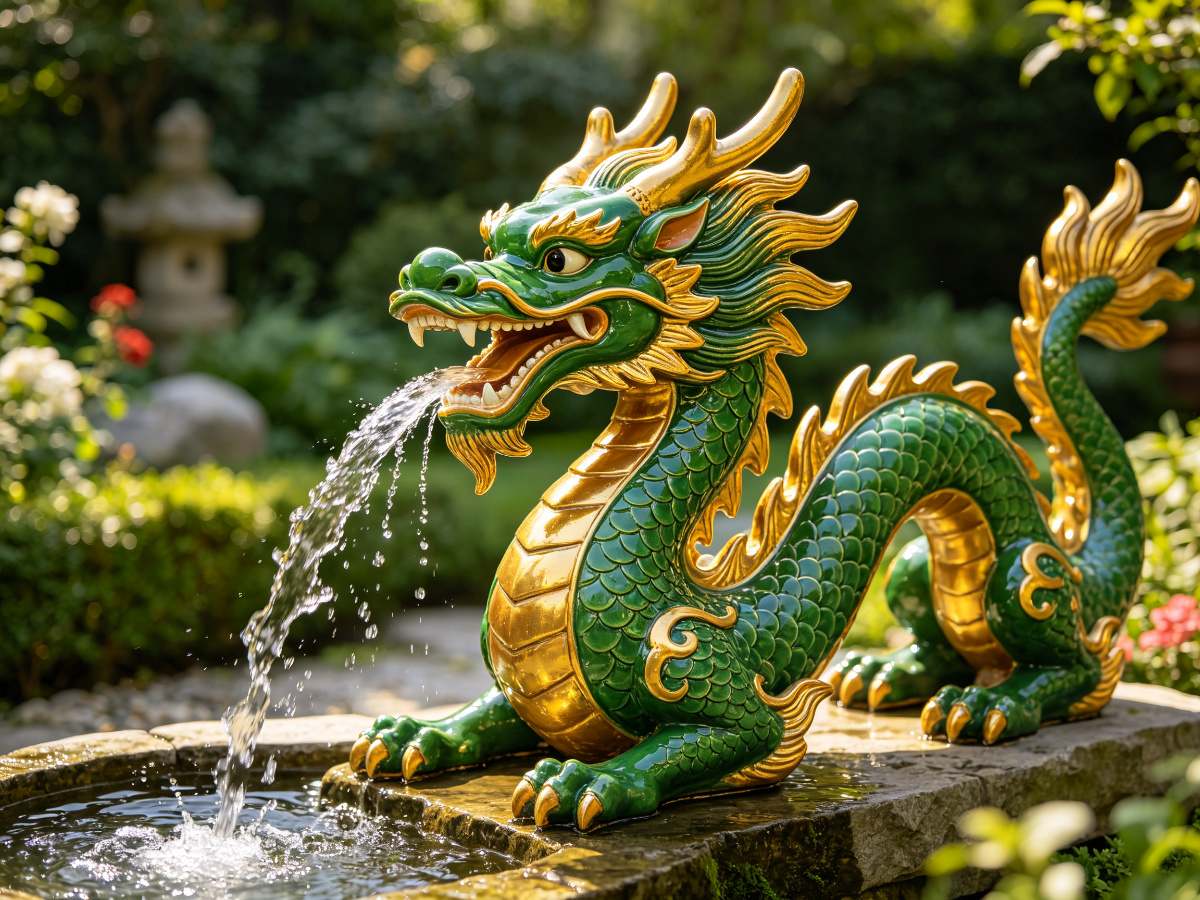 Dragon Water Fountain Sculpture — sculpture from SAGE