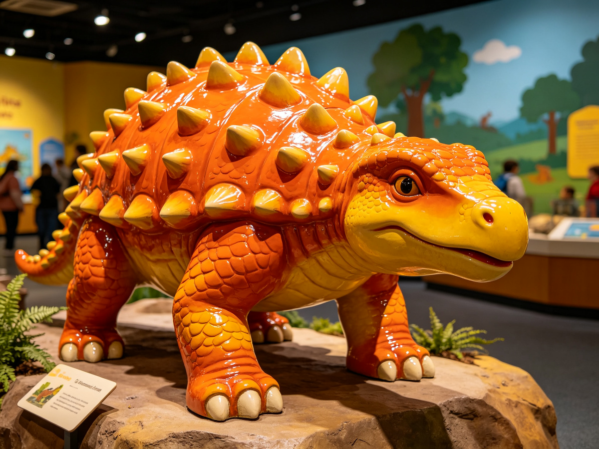 Fiberglass Ankylosaurus Sculpture — sculpture from SAGE