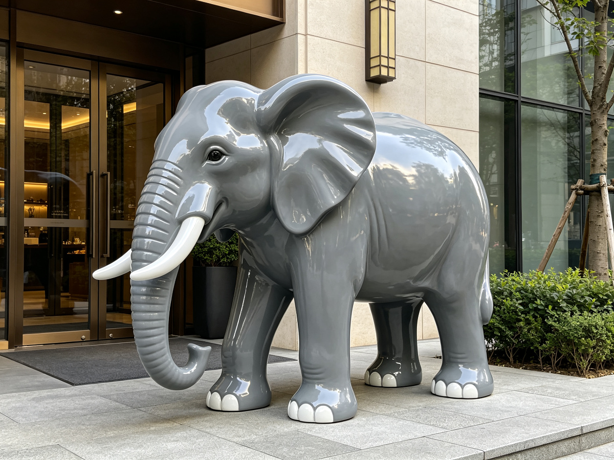 Fiberglass Elephant Statue — sculpture from SAGE