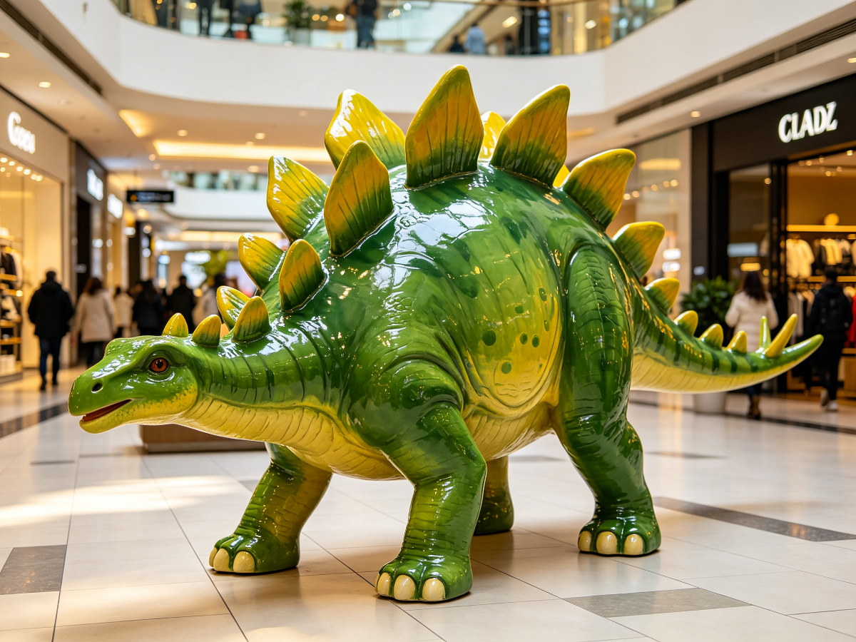 Fiberglass Stegosaurus Sculpture — sculpture from SAGE